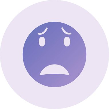 Korkarım ki modern ikon vektör çizimi