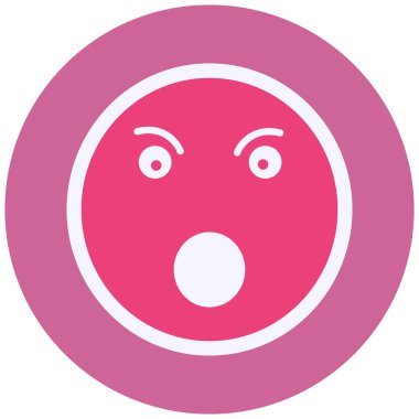 face emoticon, emoji, expression, emotion, smile, head, angry, glyph, vector icon