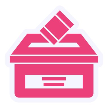 Vote vector thin icon