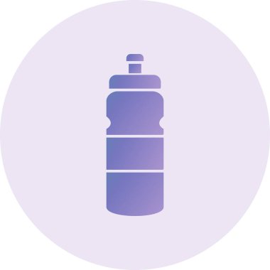 bottle. web color icon simple illustration