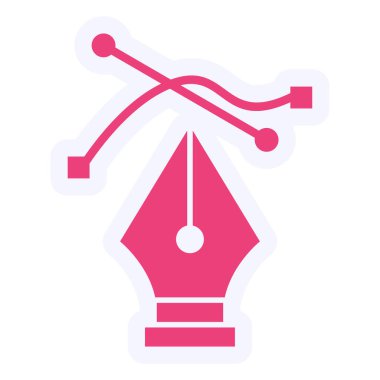 kalem simgesi vektör illüstrasyonu