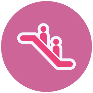 Bir kadın simgesinin vektör illüstrasyonu