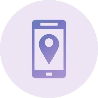 location pin map icon vector isolated illustration