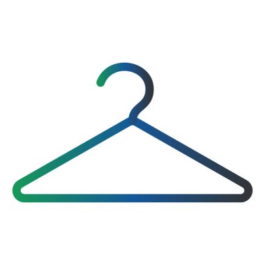 Askı Vektörü Şekil Simgesi Tasarımı 