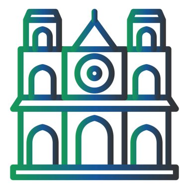 Bina. Web simgesi basit tasarım