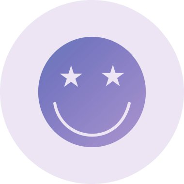 Lucky emoji flat icon, vector illustration 