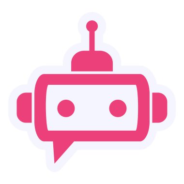 chat web icon simple illustration 