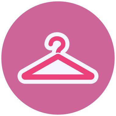 Askı Vektörü Şekil Simgesi Tasarımı 