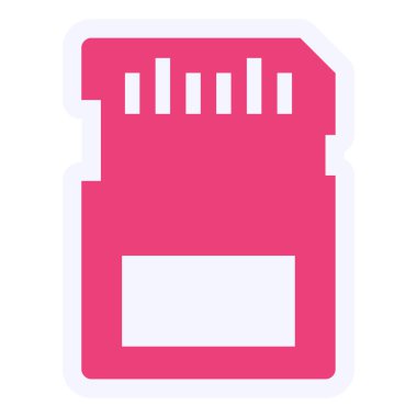 mirco SD card icon, web illustration