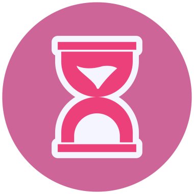 Kum saati. Web simgesi basit tasarım