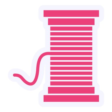 Bir iğne simgesinin vektör illüstrasyonu