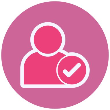 kullanıcı. Web simgesi basit illüstrasyon