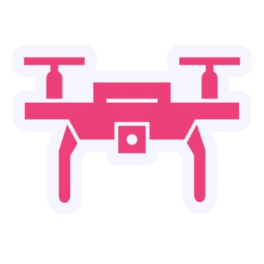 İHA simgesi, vektör illüstrasyonu