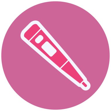 termometre simgesi vektör illüstrasyonu 