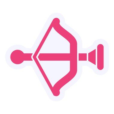 Oyuncak Okçuluğu Vektör Sembol Tasarımı