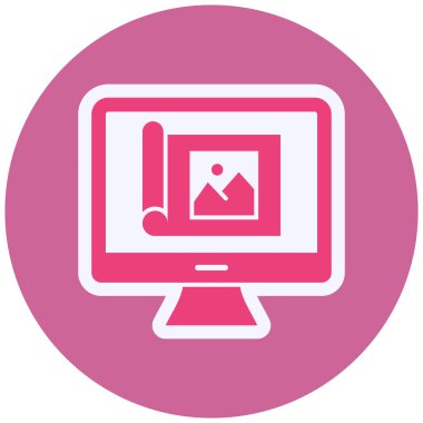 Blueprint Vektör Şekil Simgesi Tasarımı 