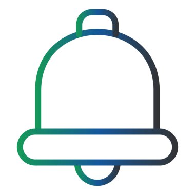 Zil. Web simgesi basit illüstrasyon