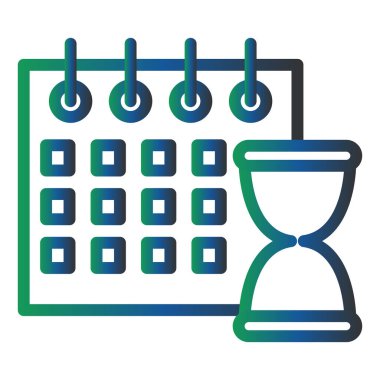 Takvim. Web simgesi basit tasarım