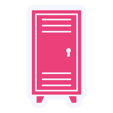 Ofis ve eğitim ikonunun vektör illüstrasyonu