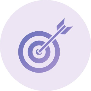 target circular icon, vector illustration