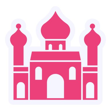 Ortodoks Kilisesi simgesi, vektör illüstrasyonu