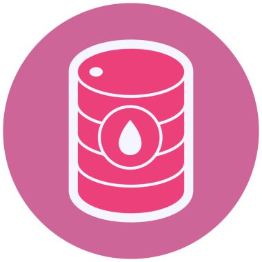 oil barrel icon. simple illustration o 