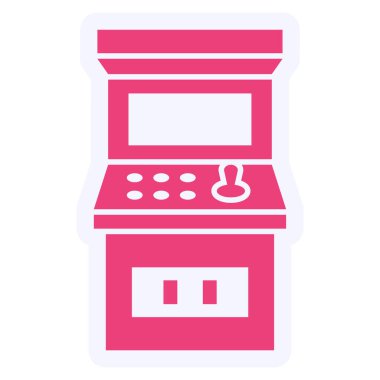 Arcade Vector Glyph Icon Design 