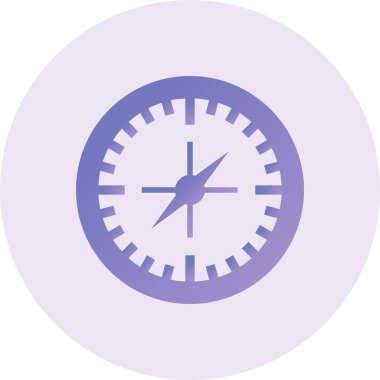 vector compass icon in trendy style