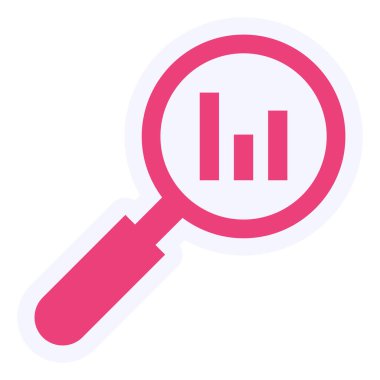 Veri Analizi Modern simge vektör çizimi