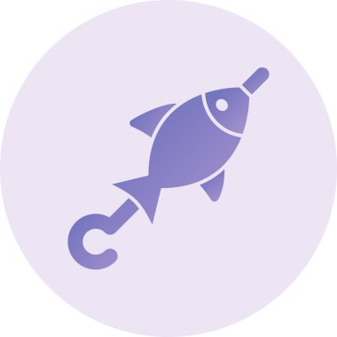 fish icon modern simple illustration 