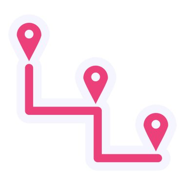 location web icon, simple vector illustration 