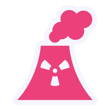 Nuclear science experiment vector illustration