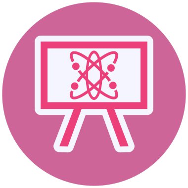 Karatahta modern simge vektör illüstrasyonu