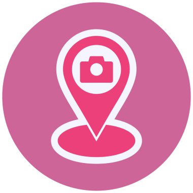  İlgi Noktası Modern ikon vektör çizimi