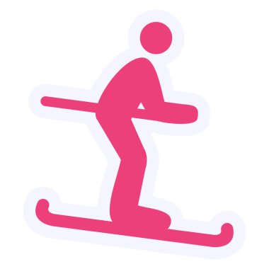 Kayak. Web simgesi basit illüstrasyon