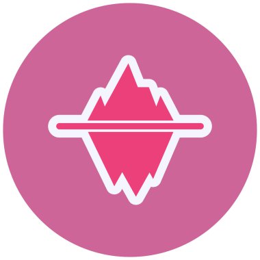 Eşsiz. Web simgesi vektör illüstrasyonu