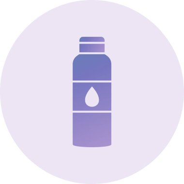 bottle. web color icon simple illustration