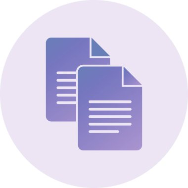 Dosya simgesinin vektör illüstrasyonu