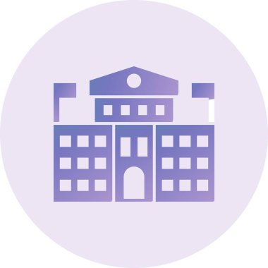 vector illustration of Government Office icon