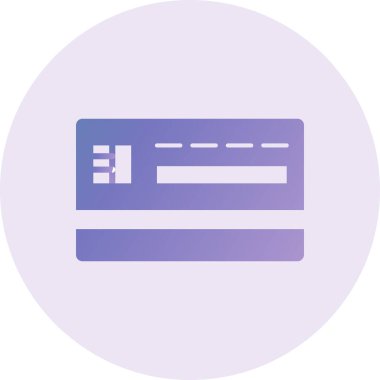 Kredi kartının vektör çizimi