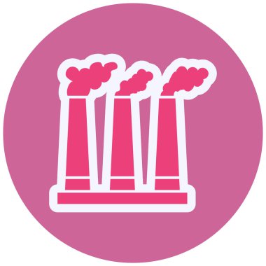 Pollution . web icon simple design