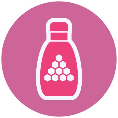 bal şişesi. Basit resimleme