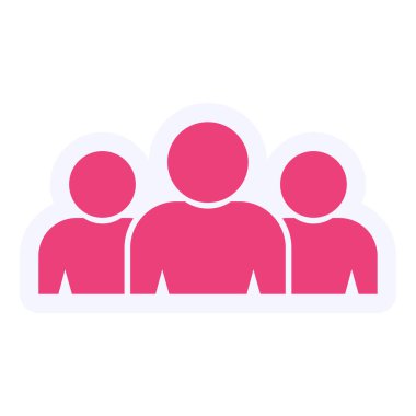 İnsan simgesinin vektör illüstrasyonu 