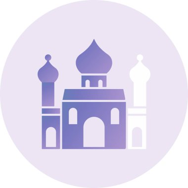 Ortodoks Kilisesi simgesi, vektör illüstrasyonu