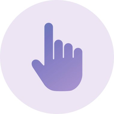 el imleci simgesi, vektör çizim