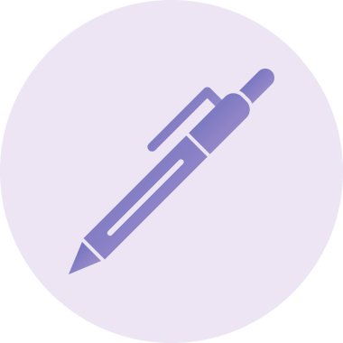 kalem simgesi vektör illüstrasyonu