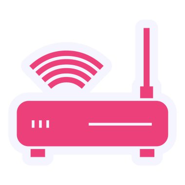 Yönlendirici simgesinin vektör illüstrasyonu