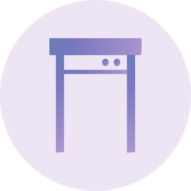 Güvenlik simgesinin vektör illüstrasyonu