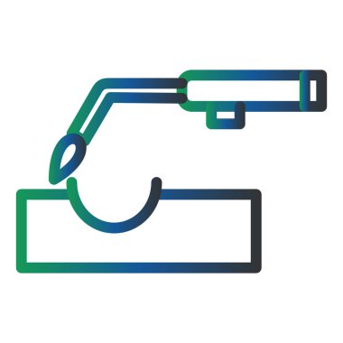 Testere simgesinin vektör illüstrasyonu