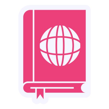 International Law icon symbol, vector illustration